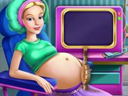 ألعاب باربي ربانزل حامل وتولد في المستشفى حقيقية