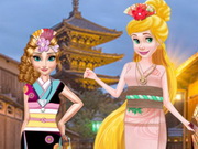 تلبيس بنات ملابس صينية تقليدية